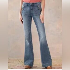 Driftwood Farrah Sz 31 zip fly jeans